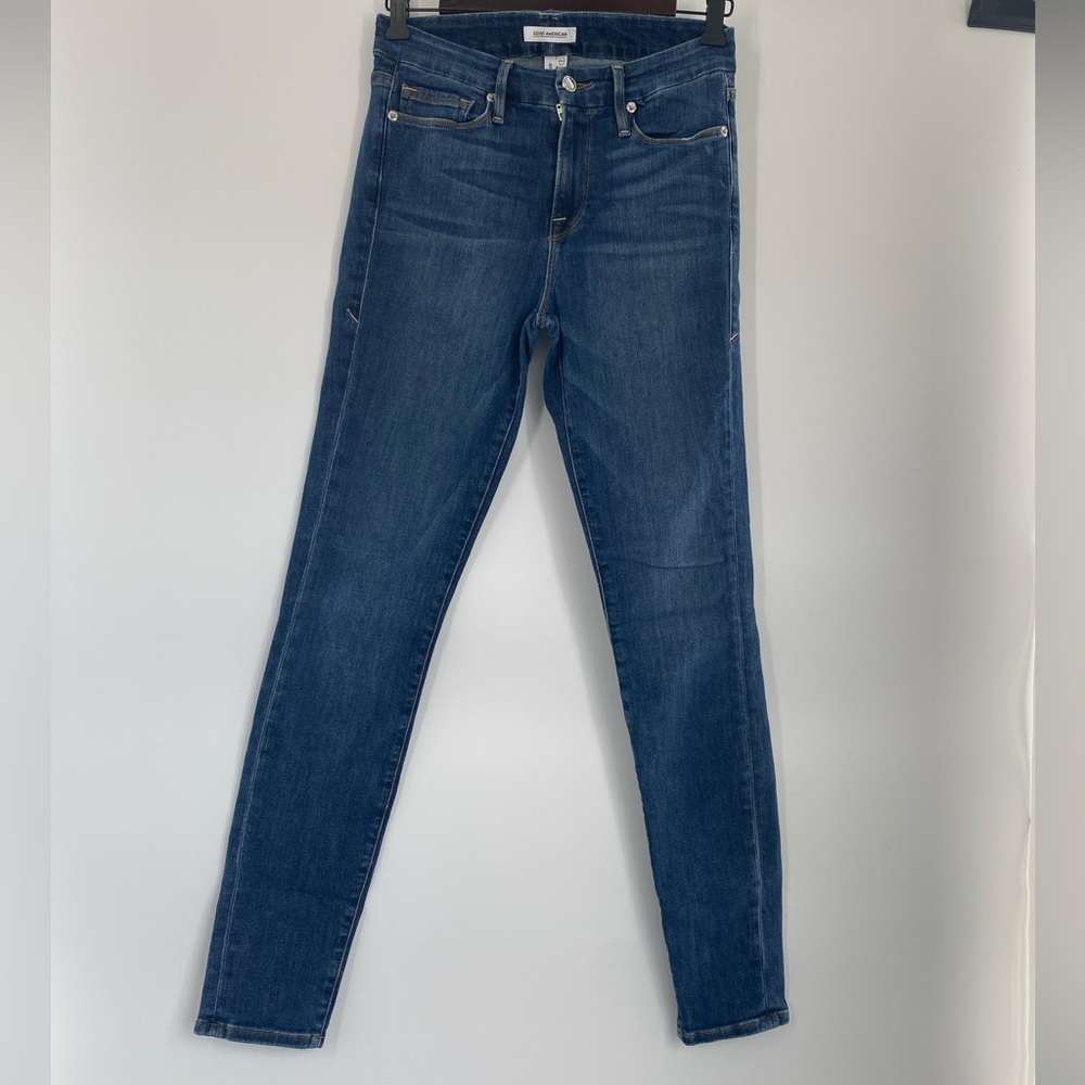 Good American Good Leg High Rise size 2/26 & 4/27 - Picture 3 of 13